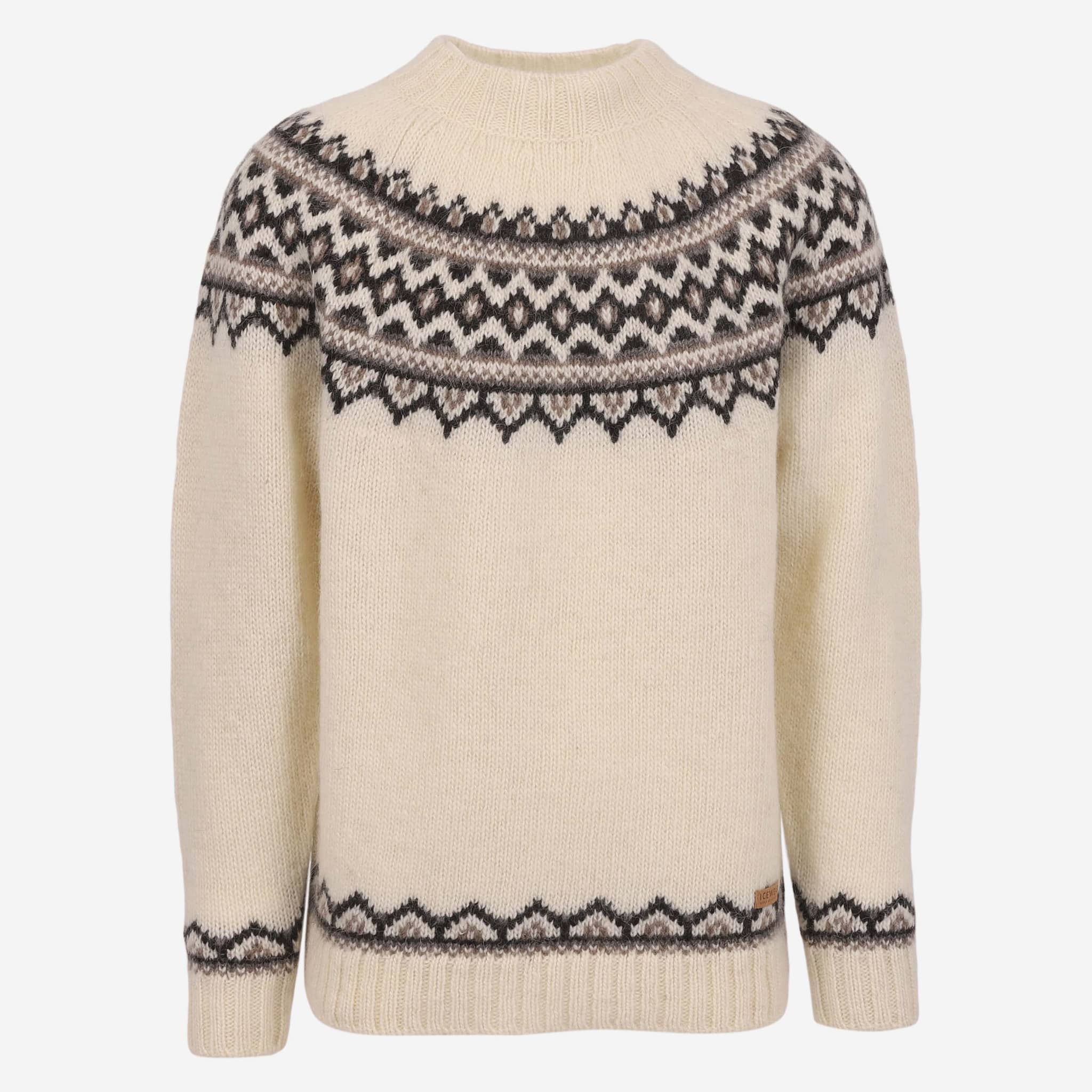 Brynjudalur Klassischer Pullover aus isländischer Wolle